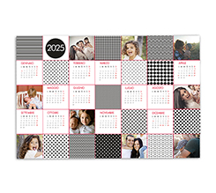 Calendario poster Geometric