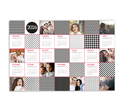 Poster calendario Geometric