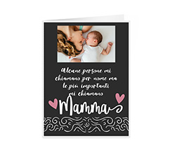 Biglietto auguri per la festa della mamma con dedica