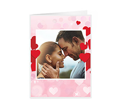 Biglietto auguri Storm of hearts con foto