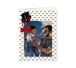 Biglietto augurale con grafica per il papà