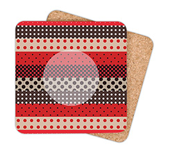 Il prezioso sottobicchiere con pois