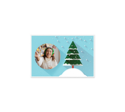 Biglietti auguri Buon Natale con grafica Christmas Tree