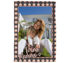 Coperta con foto e grafica Ti amo mamma