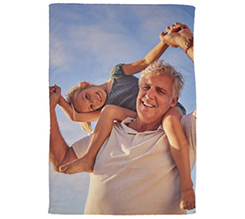 Coperta 100x150 con foto per la festa dei nonni