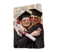 Coperta singolo strato con foto laurea