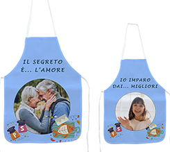 Coppia di grembiuli da cucina imparo dai migliori