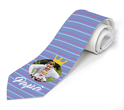 Cravatta con grafica Papà sei il mio re