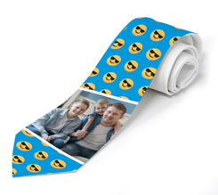 Cravatta festa del papà con foto ed emoji