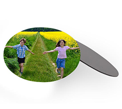 calamita ovale personalizzata