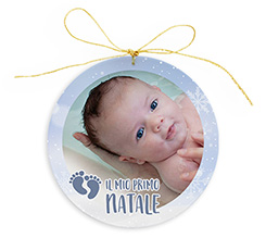 Decorazione in plexiglass Il mio primo Natale Bambino