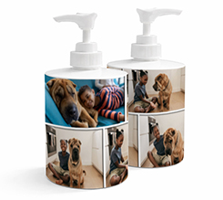 Dispenser sapone collage 7 riquadri