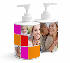 Dispenser sapone collage colorato