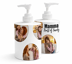 Dispenser Sapone collage cerchi mamma