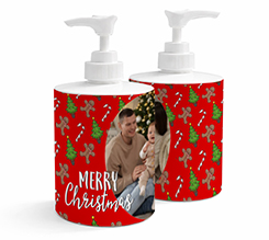 Dispenser sapone Natale grafica pandizenzero