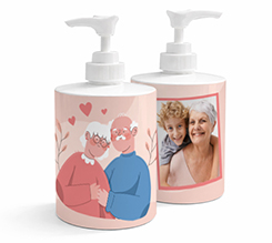 Dispenser sapone grafica nonni love