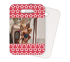 Etichetta in legno per i tuoi bagagli da personalizzare con foto