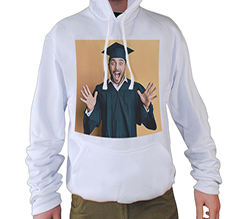 Felpa personalizzata con foto laurea