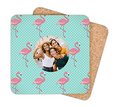 Fenicotteri rosa per il tuo sottobicchiere