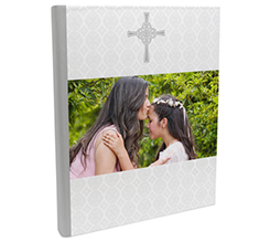 Fotoalbum 24x30 White cross per prima comunione