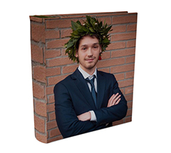 Album fotografico personalizzato come regalo per laurea