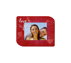 Puzzle con cornice doppia punta love is all you need