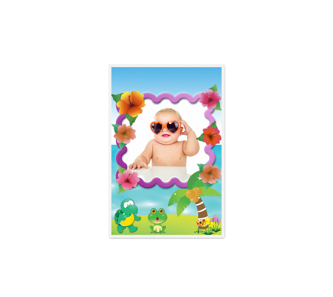 Biglietti auguri compleanno con grafiche per bambini