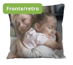 cuscino artigianale in poliestere personalizzato fronte retro
