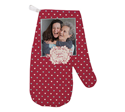 Guanti da forno Festa della Mamma con immagine e grafica Super Mom