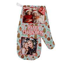 Guanti da forno con immagini e grafica Marry Christmas