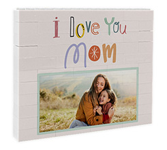Mattoncini puzzle I love you mom