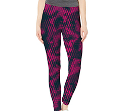 Leggings personalizzati con grafica per pilates