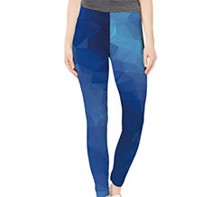 Leggings colorati blu elettrico