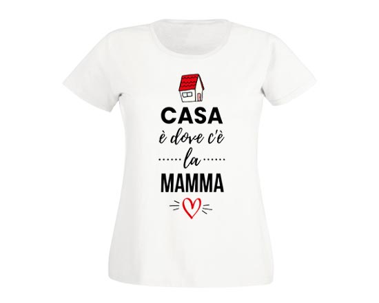 Maglietta donna in cotone per la festa della mamma