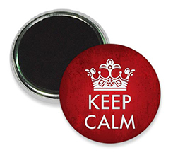 Il keep calm per la tua calamita rossa