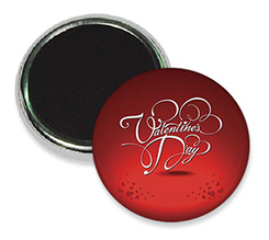 Magnete frigo grafica rossa