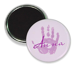 Magnete da frigo Impronta rosa