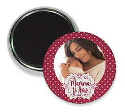 Magnete frigo con grafica con cuori