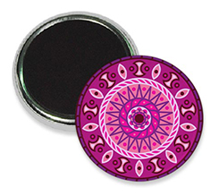 Magnete da frigo fucsia