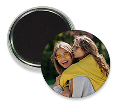 magnete da frigo rotondo con foto