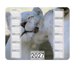 Tappetino mouse rettangolare Calendario