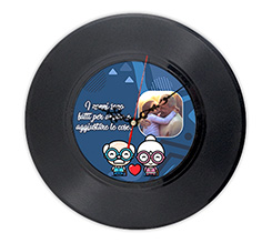 Orologio da parete in vinile Nonni fatti per amare