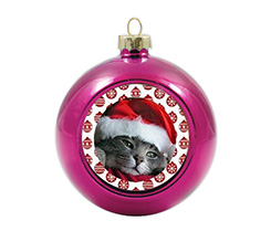 Palla di Natale in vetro colorato Palle Natale
