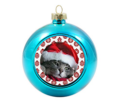 Palla di Natale in vetro colorato Palle Natale