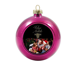 Palla di Natale vetro colorato Dark Christmas