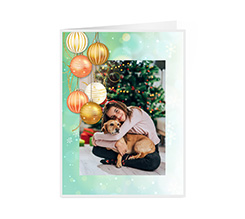 Card natalizia con foto per i tuoi auguri personalizzati