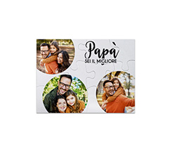 Puzzle Magnetici Rettangolari grandi Papà sei il migliore