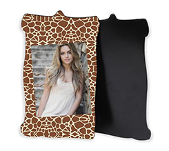 Pergamena magnetica con foto e grafica animalier