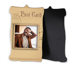 Pergamena magnetica personalizzata con foto e grafica post card
