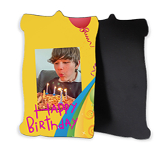 Pergamena magnetica personalizzata per buon compleanno